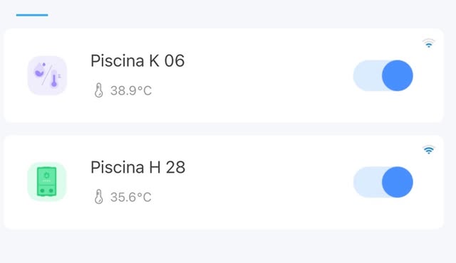 Controle de temperatura da piscina